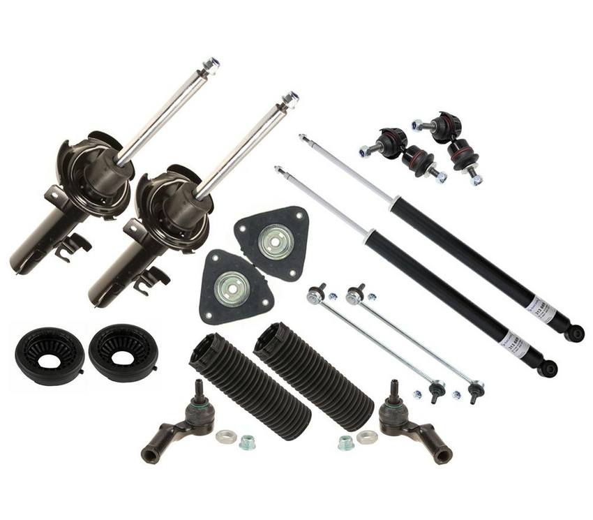 Volvo Suspension Strut and Shock Absorber Assembly Kit - Front and Rear 31681448 - Sachs 3101713KIT